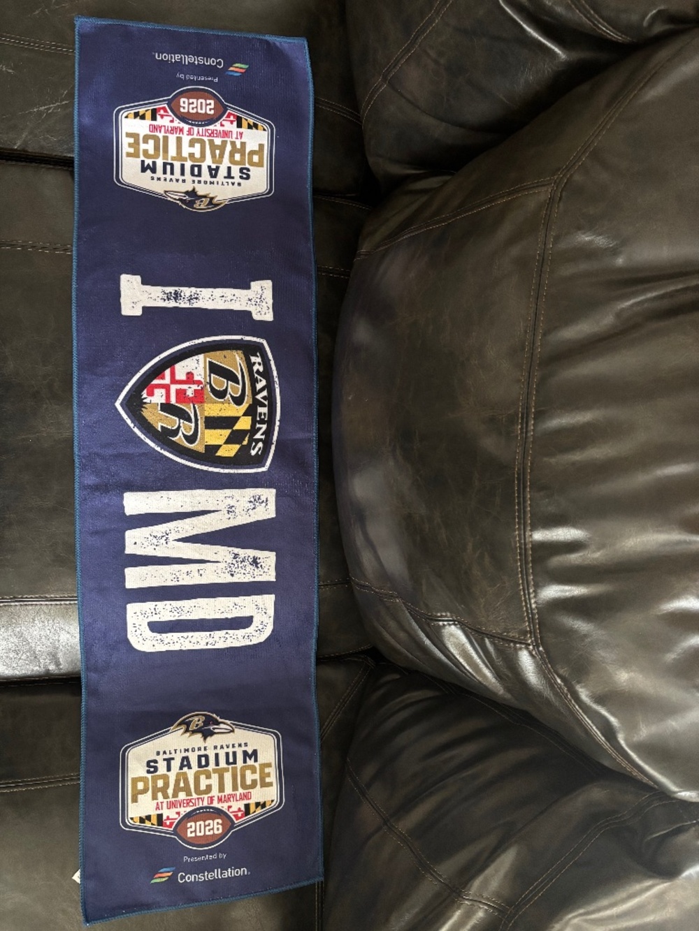 University Of Maryland Baltimore Ravens Stadium Practice 2026 Towel